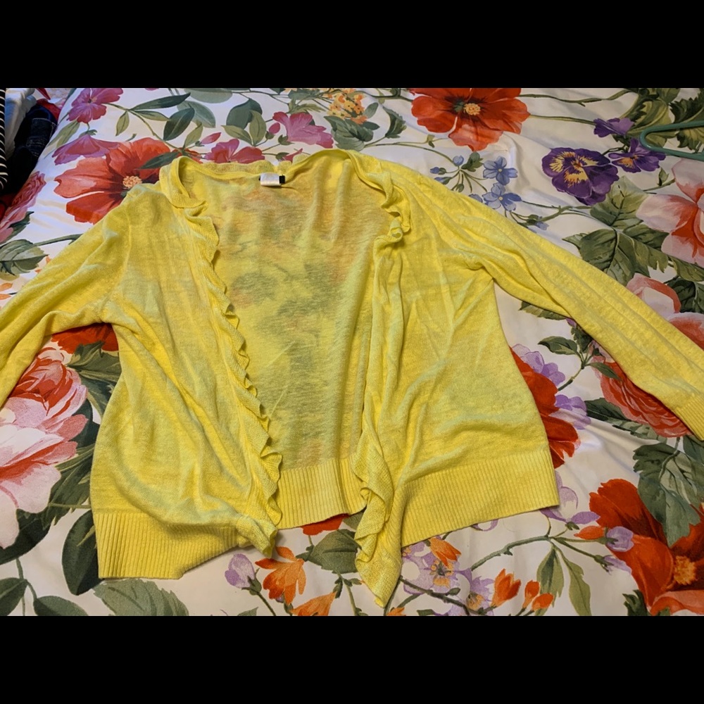 J. Crew 100% linen cardigan sweater size medium